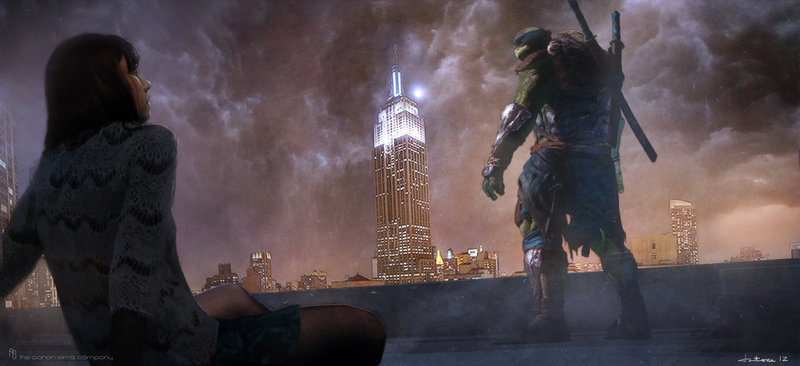 Illustration for article titled Is This Concept Art From The Teenage Mutant Ninja Alien-Turtle Movie?!